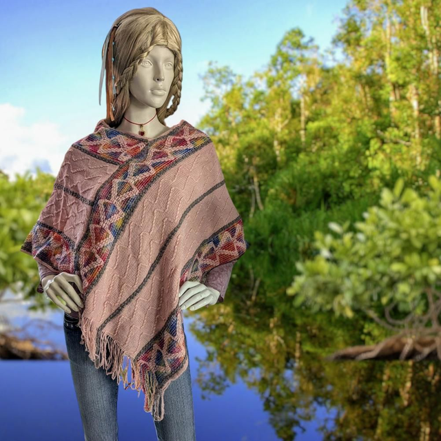 Poncho "Rose" 77 cm