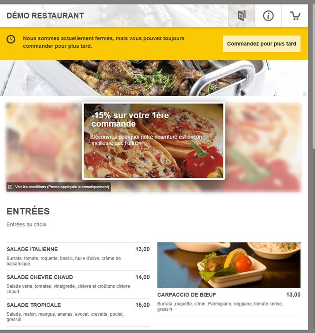 Logiciel restaurant
