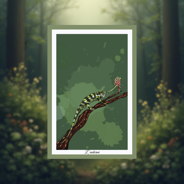 Carte postale - L’endormi