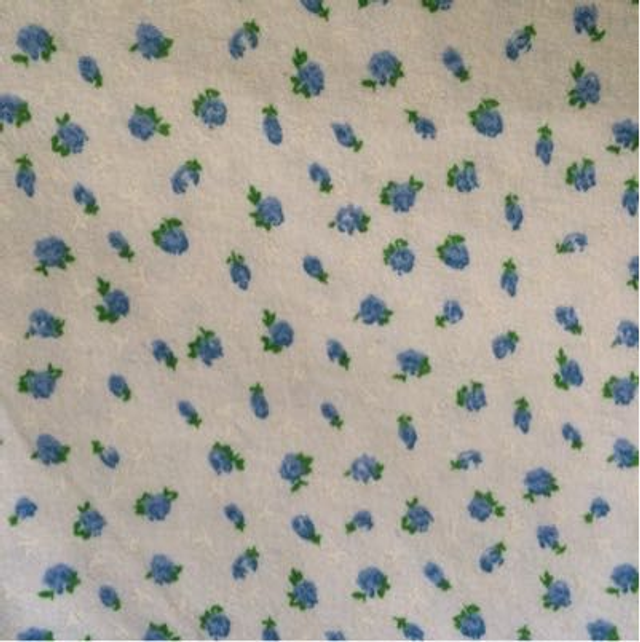 Blue Ditsy Flowers 266