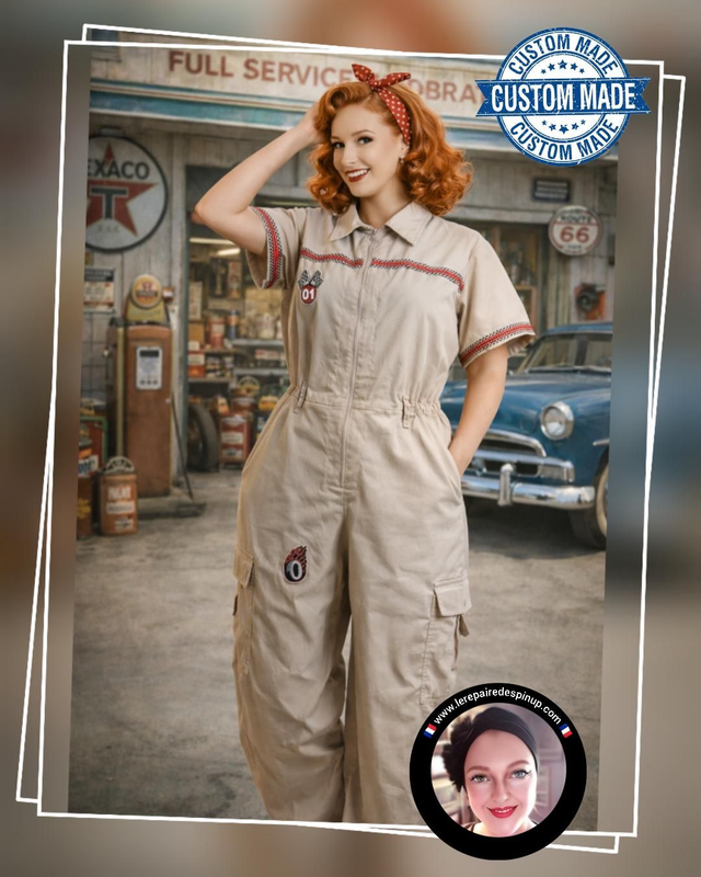 Combi-pantalon Pin-up Café Racer 1 Original T46/50