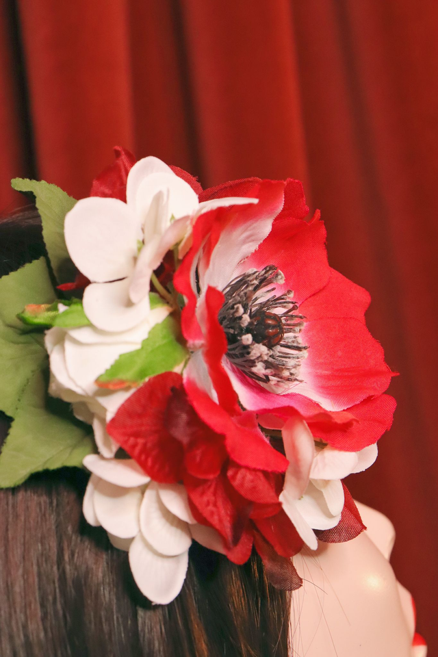 Hair flowers • M • Pavot