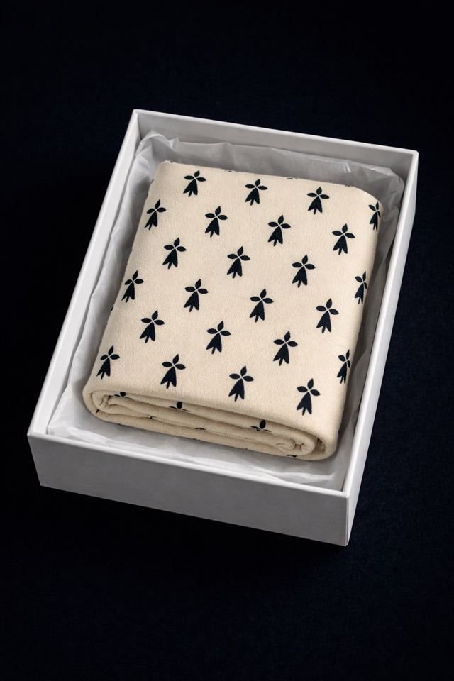  Foulard coton &amp; laine, doux