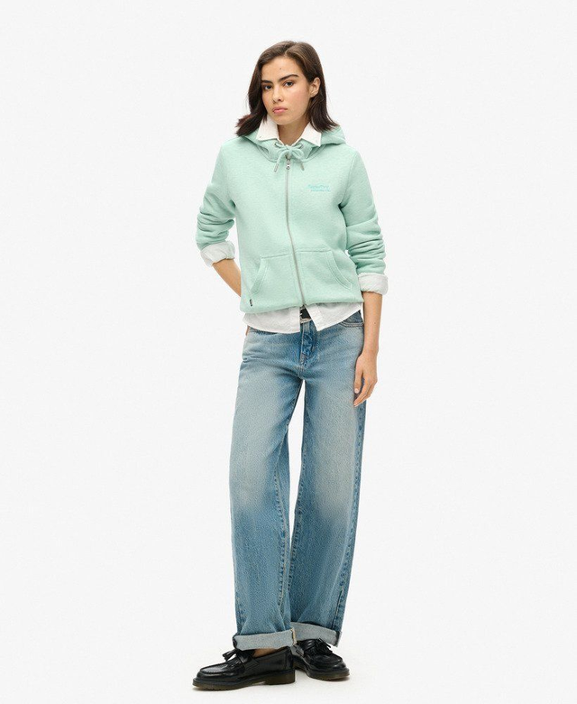 57457857 - SUPERDRY Felpa Zip con cappuccio Essential con Logo