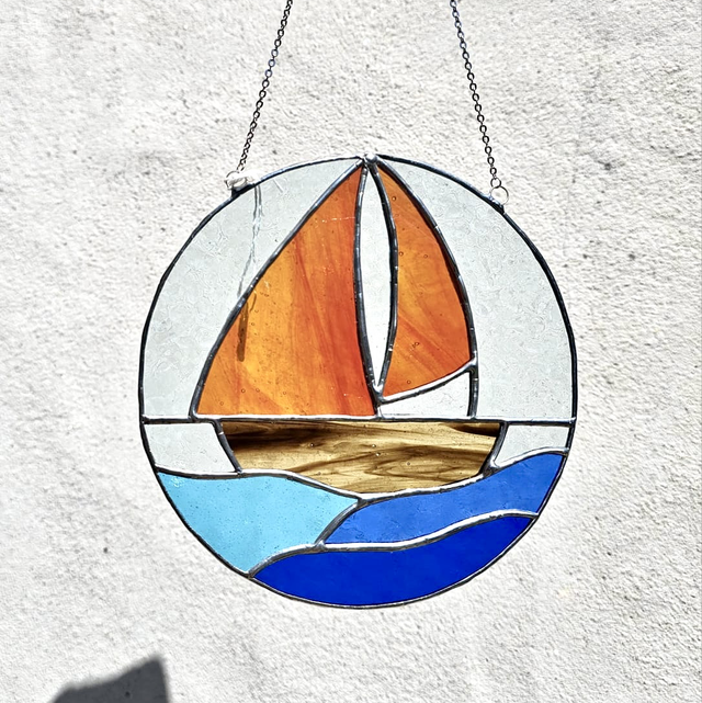 Bateau orange