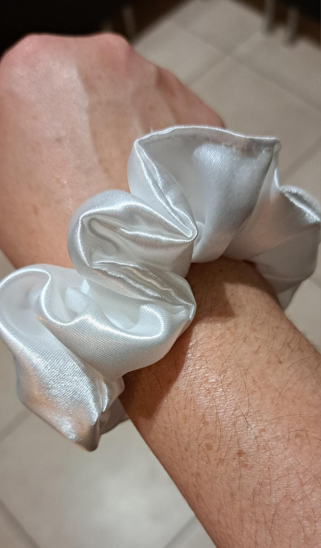 Chouchou, scrunchie en satin
