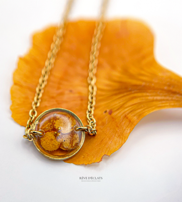 Chaîne de cheville - Fleur de flamboyant