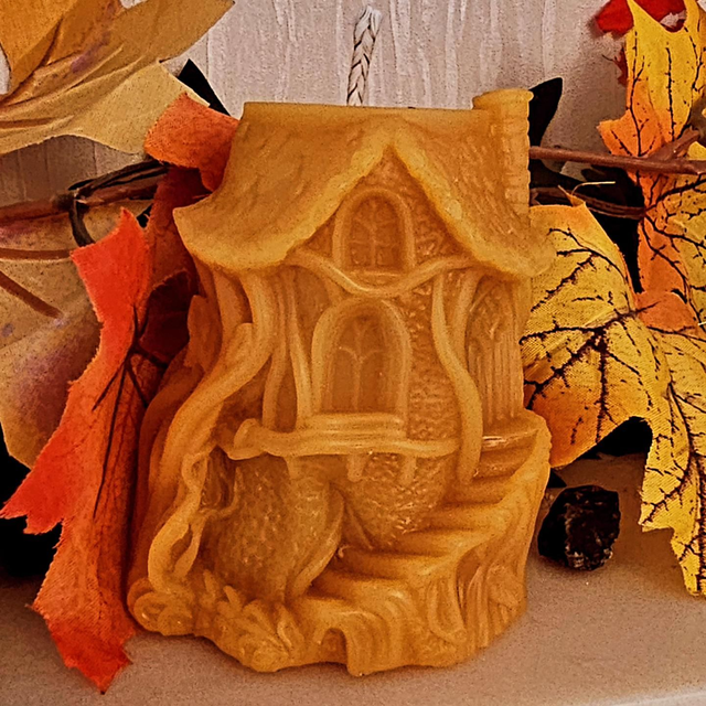 Enchanted Cottage Beeswax Candle