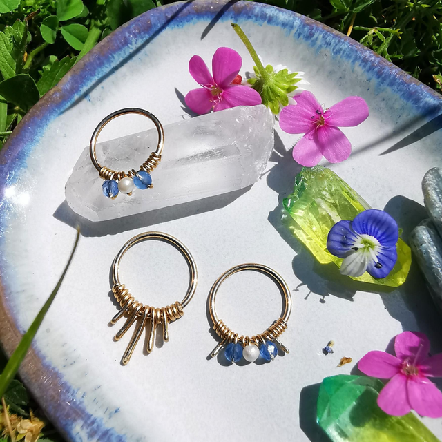 Piercing - Mar - Goldfilled 14 Carats - Fait Main