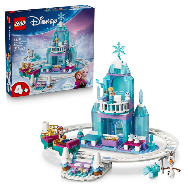 LEGO 43281 Disney Elsas Schlittenfahrt um den Eispalast
