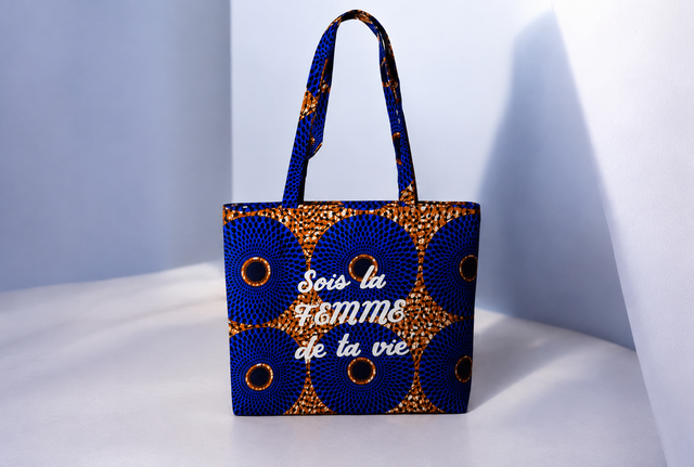Tote Bag doublé a message 