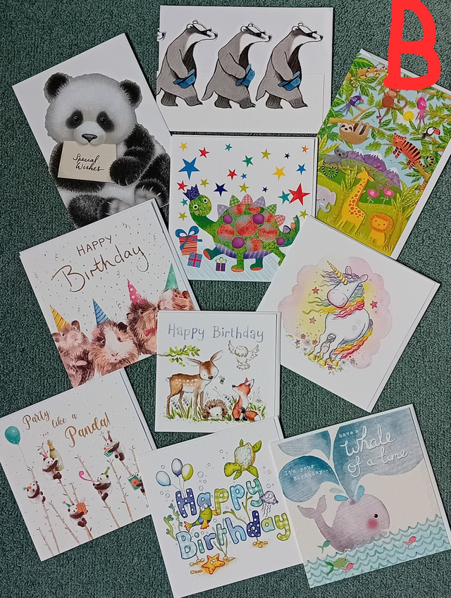 Animal Themed Card Bundle (x10)