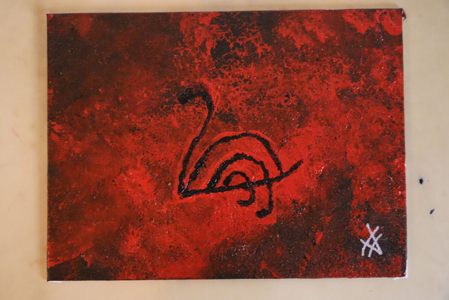 Hand painted Veresi Swan by Vermilia (See image)