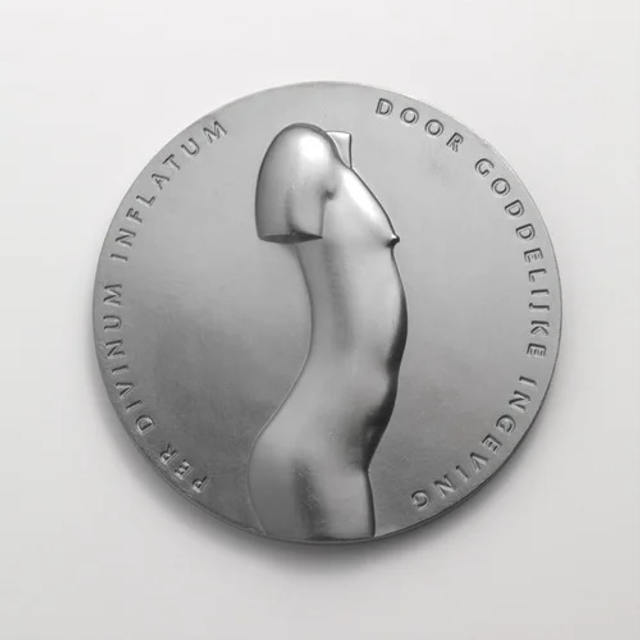 2009 Medal Per divinum inflatum by Eja Siepman van den Berg and Claudia Gravestijn