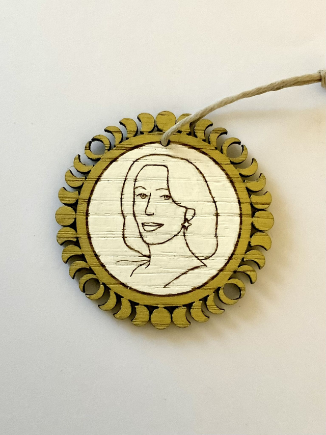 Boules de Noël « Mona Chollet » 