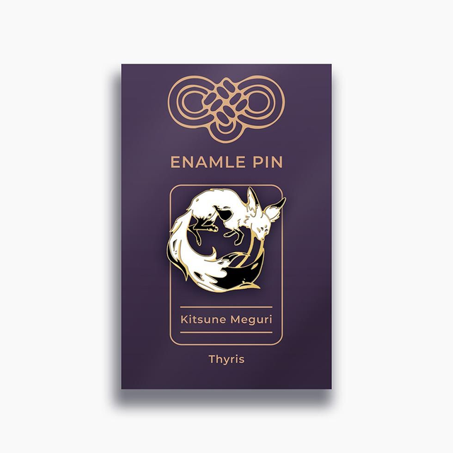 Kitsune Meguri | Original Design | Enamle Pin