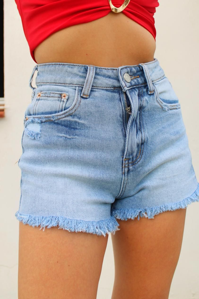 Short Denim Flecos
