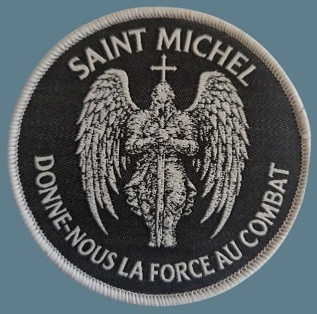 Patch tissé Saint Michel 
