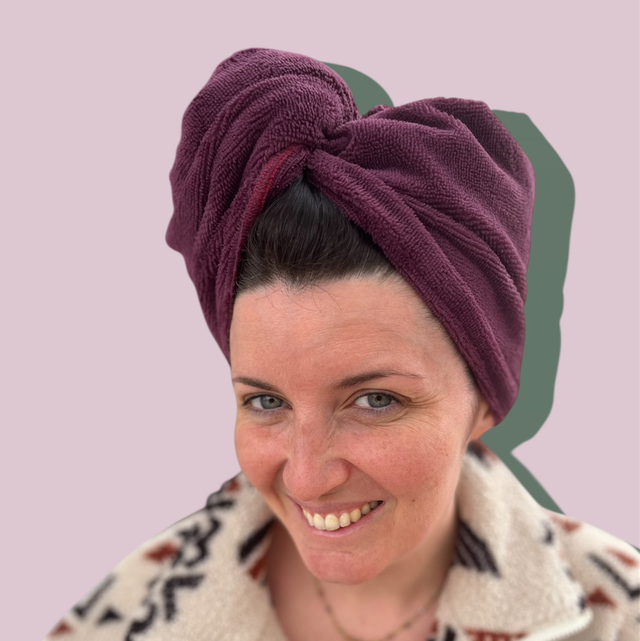 Serviette à cheveux éponge Oeko-Tex standard 100