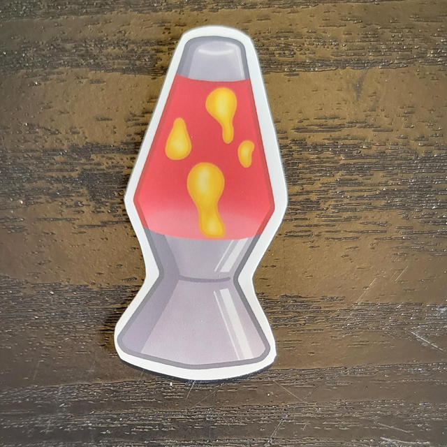 Lava Lamp Mini-Sticker