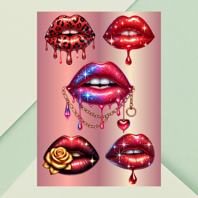 Lèvres Red Galaxy — Glamour Rouge &amp; Éclat Cristal