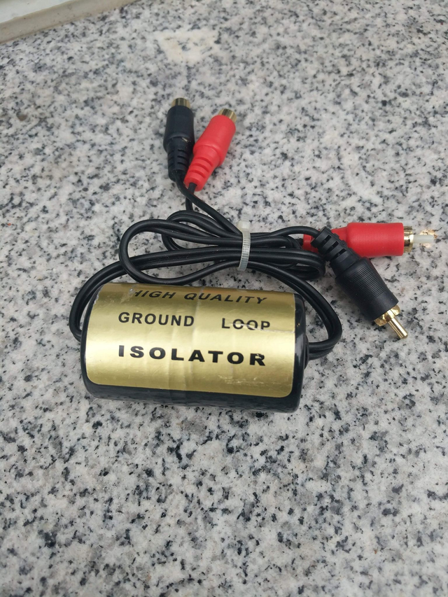 Ground Loop Isolator, Schwarz, 1M