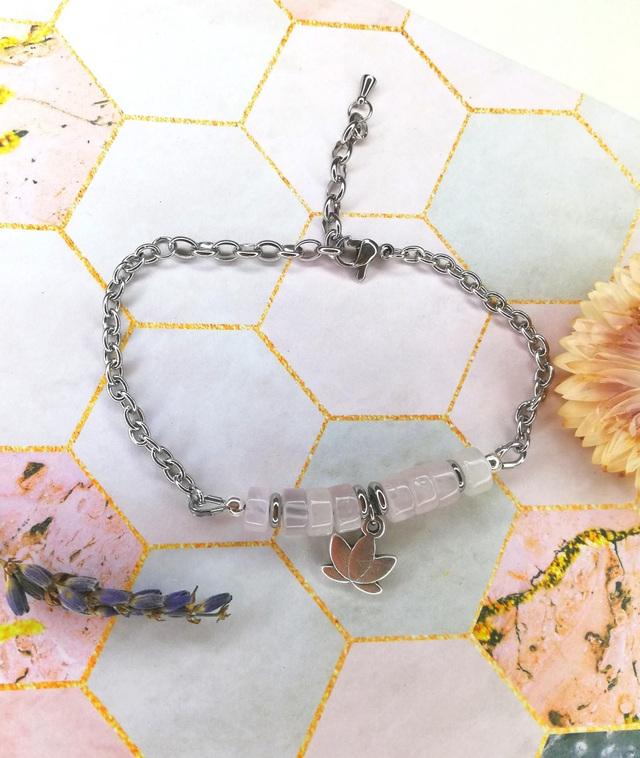 Bracelet Pink lotus 