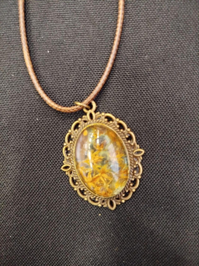 Pendentif fleur de sedum