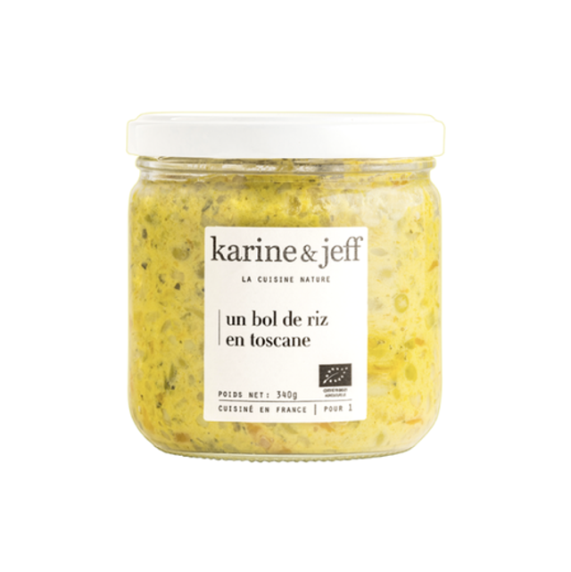 Plat Cuisiné Bio - Un Bol de Riz en Toscane - 340g