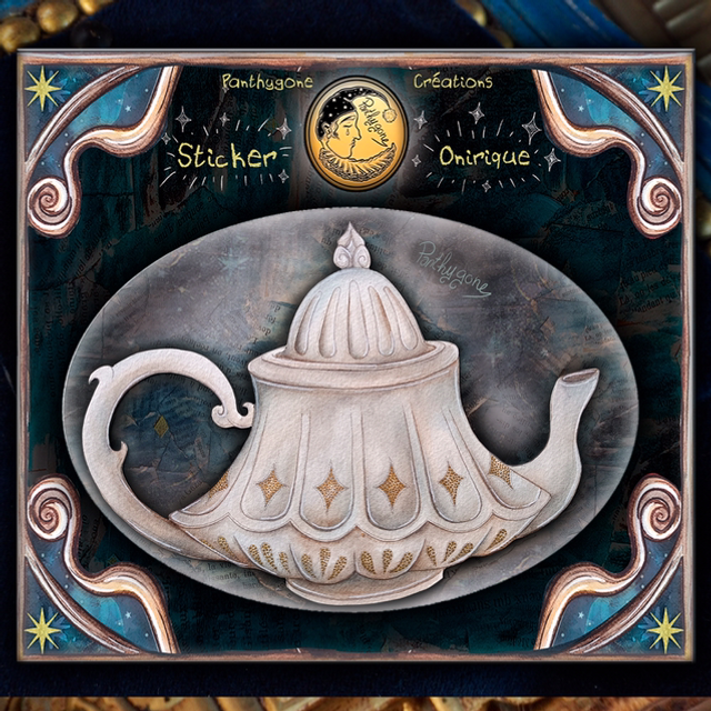 Théière enchantée - Sticker