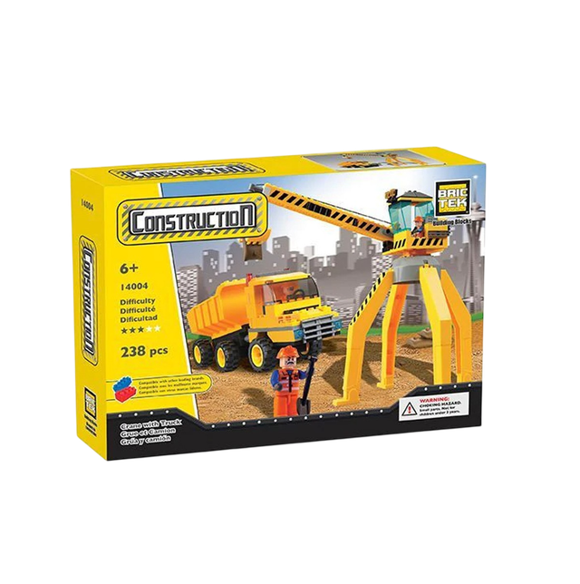 Brictek - Construction Crane With Truck / 238 Pcs