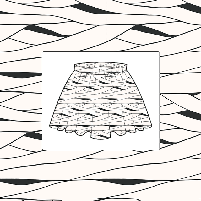 Mummy Print Childrens Skirt