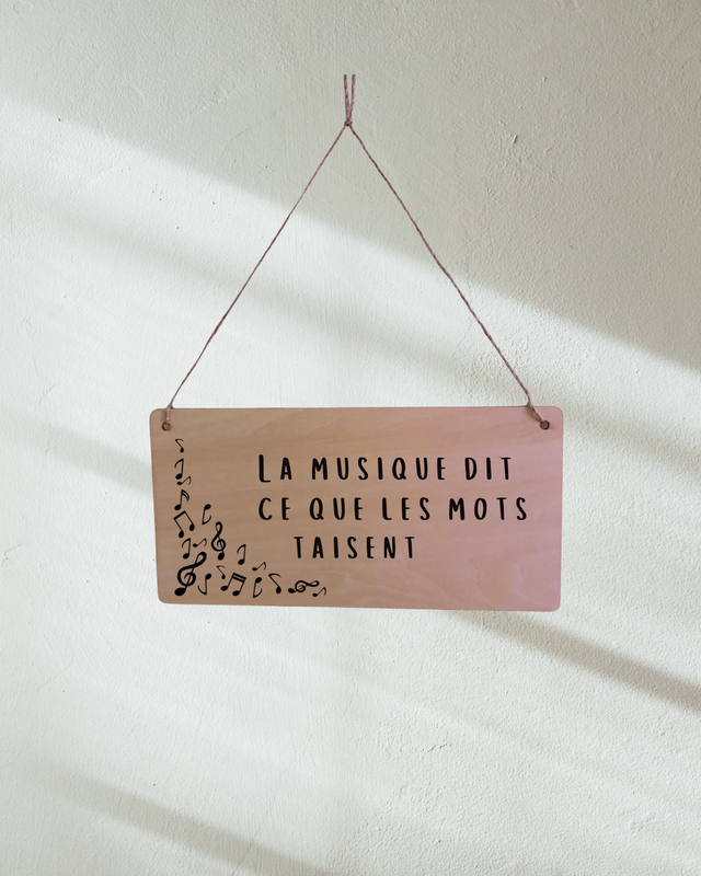 Plaque décorative Musique