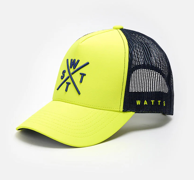 CASQUETTE WATTS TRIBE - JAUNE ET BLEU