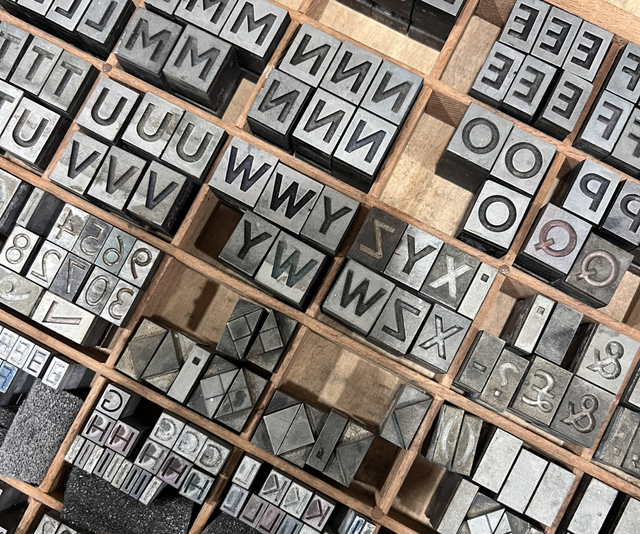 Letterpress printing 1-1 half day