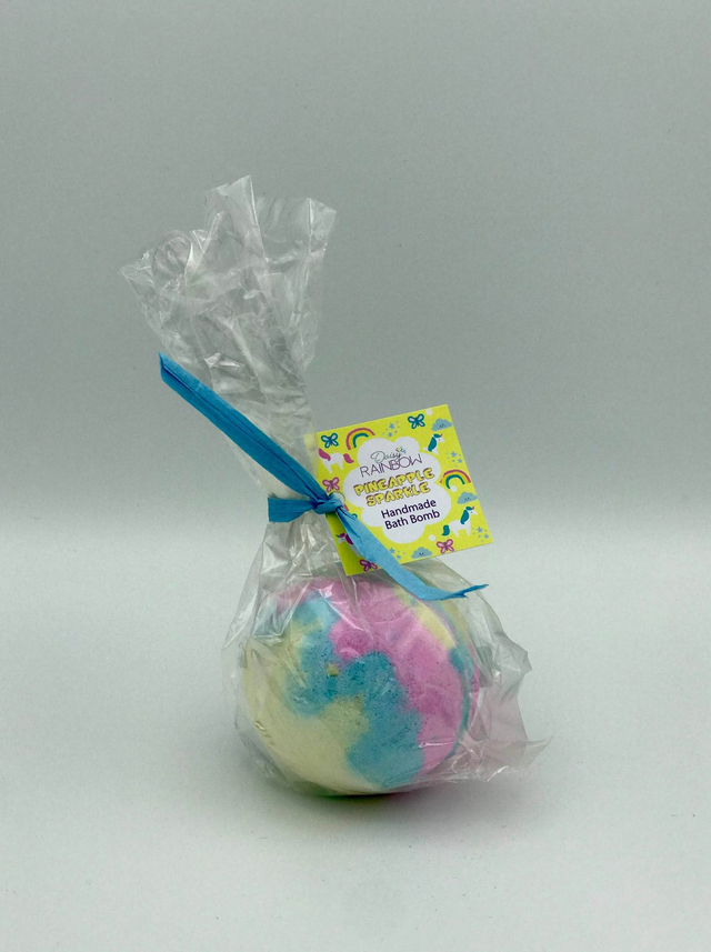 Pineapple Sparkle Bath Bomb