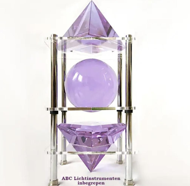 ABC Statief Mini 12 (Compleet) Incl. 2x10cm Piramide & 12cm bol