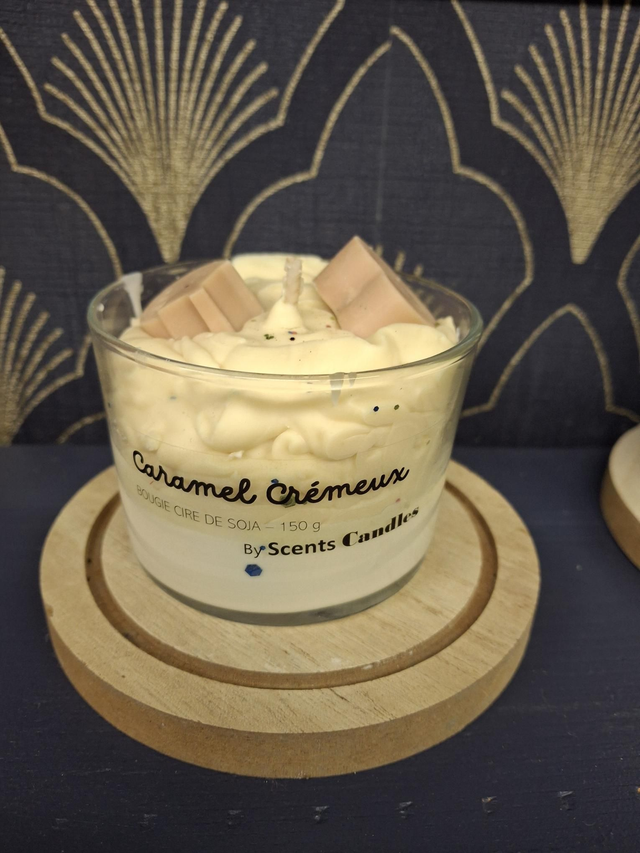 Bougie gourmande Caramel Crémeux 