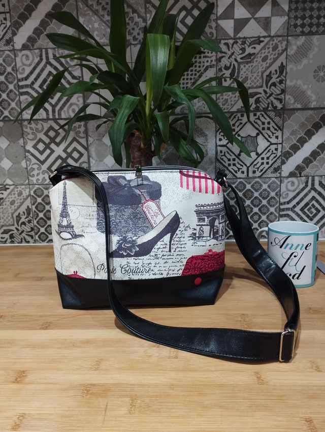 Sac à main bandoulière fait-main - Sakura