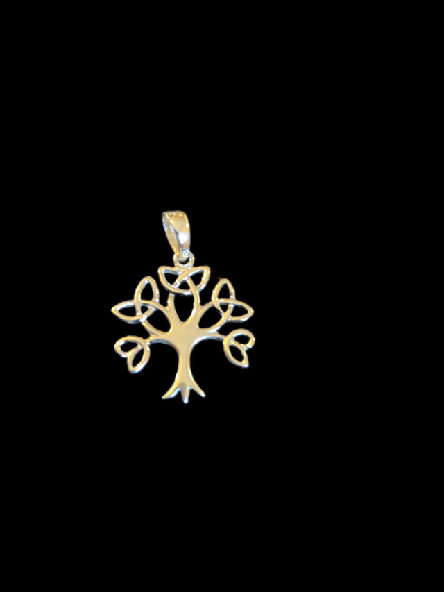 Sterling Silver Trinity Tree Pendant Only