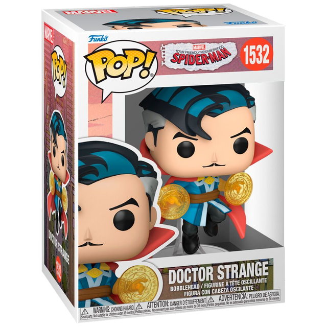 Funko - Your Friendly Neighborhood Spider-Man Doctor Strange 9cm POP!
