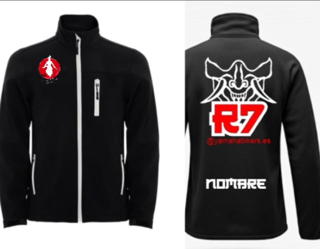 Kando - Chaqueta polar de tu Tribu o clasica, color negro.