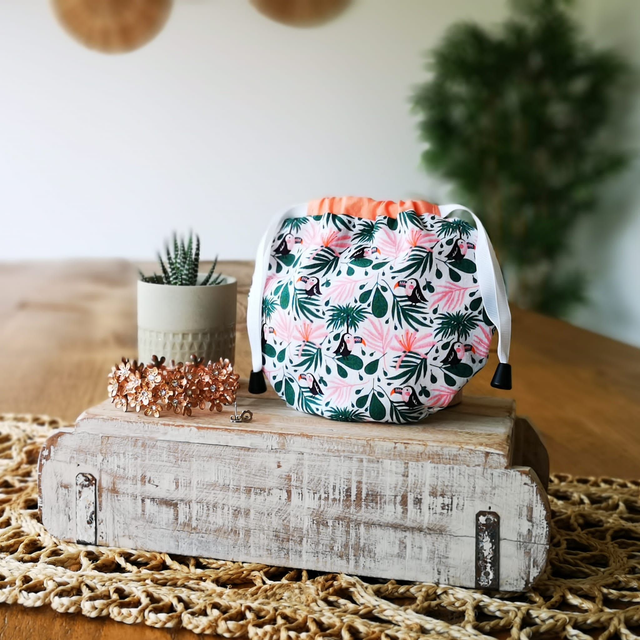 Jewellery Pouch - Toucans