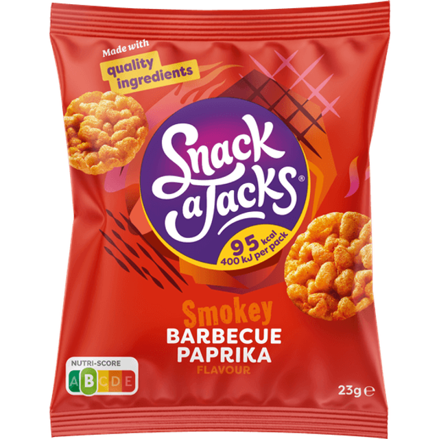 Snack a Jacks Crispy bbq paprika 23 gram 