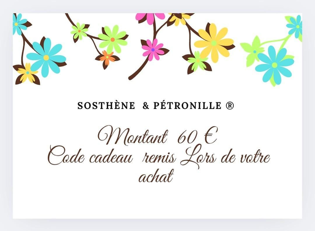 Carte cadeau 60 € 