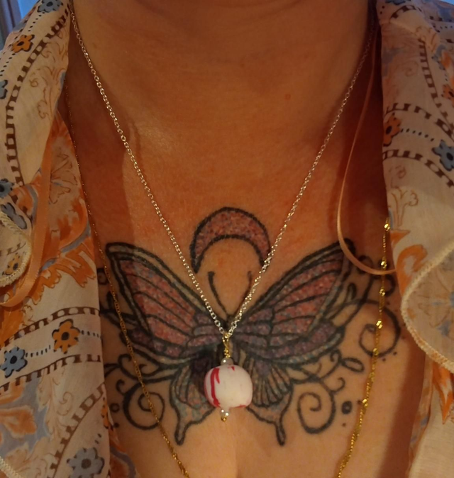  Raspberry Swirl Pendant Necklace