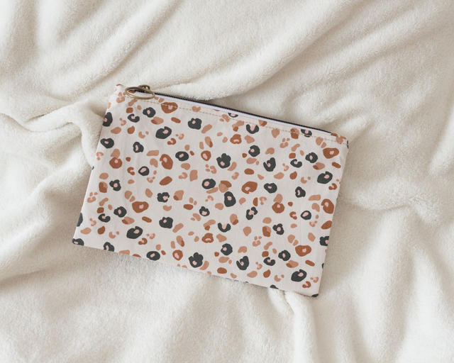 Pochette plate Fauve
