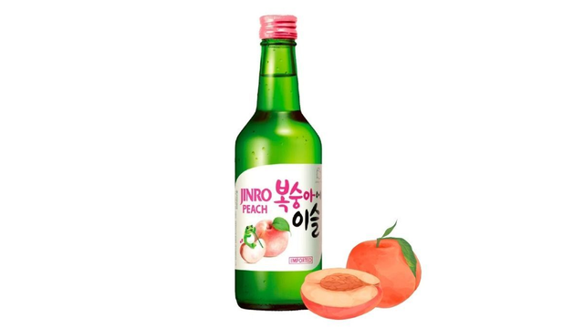 Soju Pêche HITE JINRO 13%vol,350ml