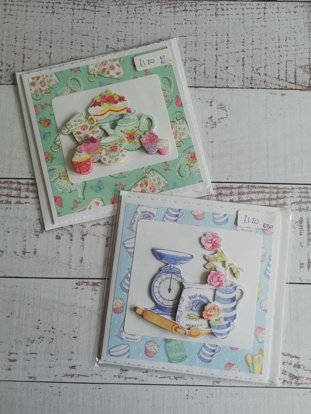 Baking Themed Greeting Cards 