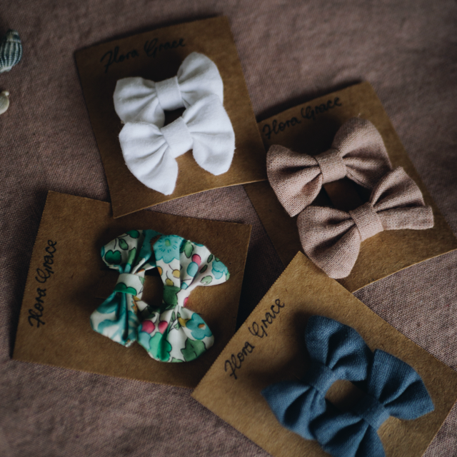 Mini hair bows  